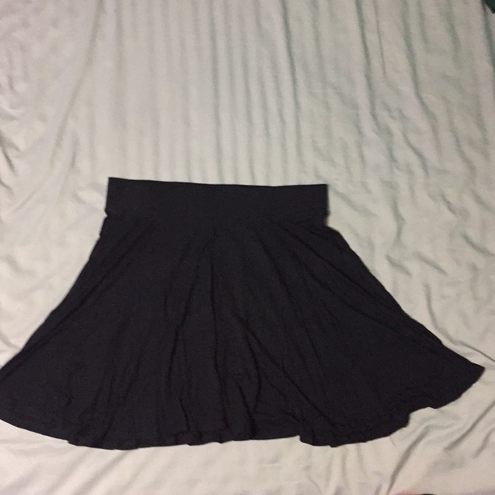 Black, mini skirt